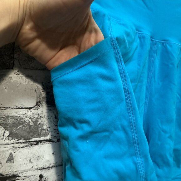 EUC Buffbunny Collection Rosa High Waisted 3" Shorts Size Small (Blue) - Picture 2 of 9